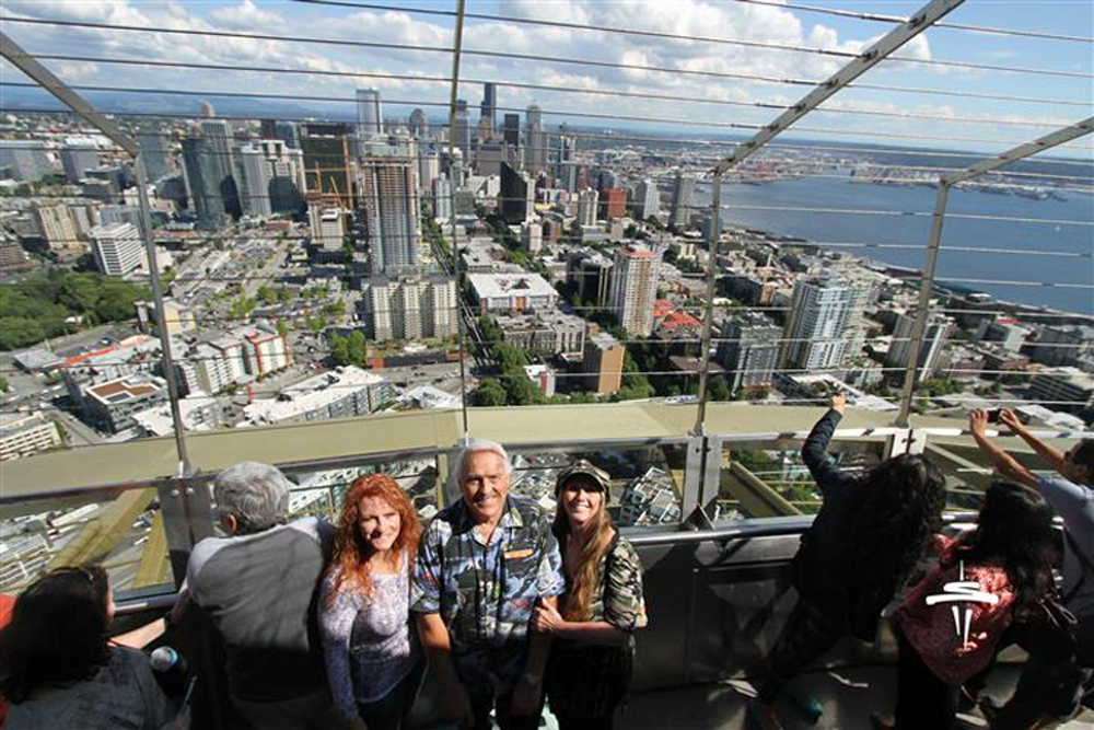 the two RV Gypsies at the top of the Space Needle